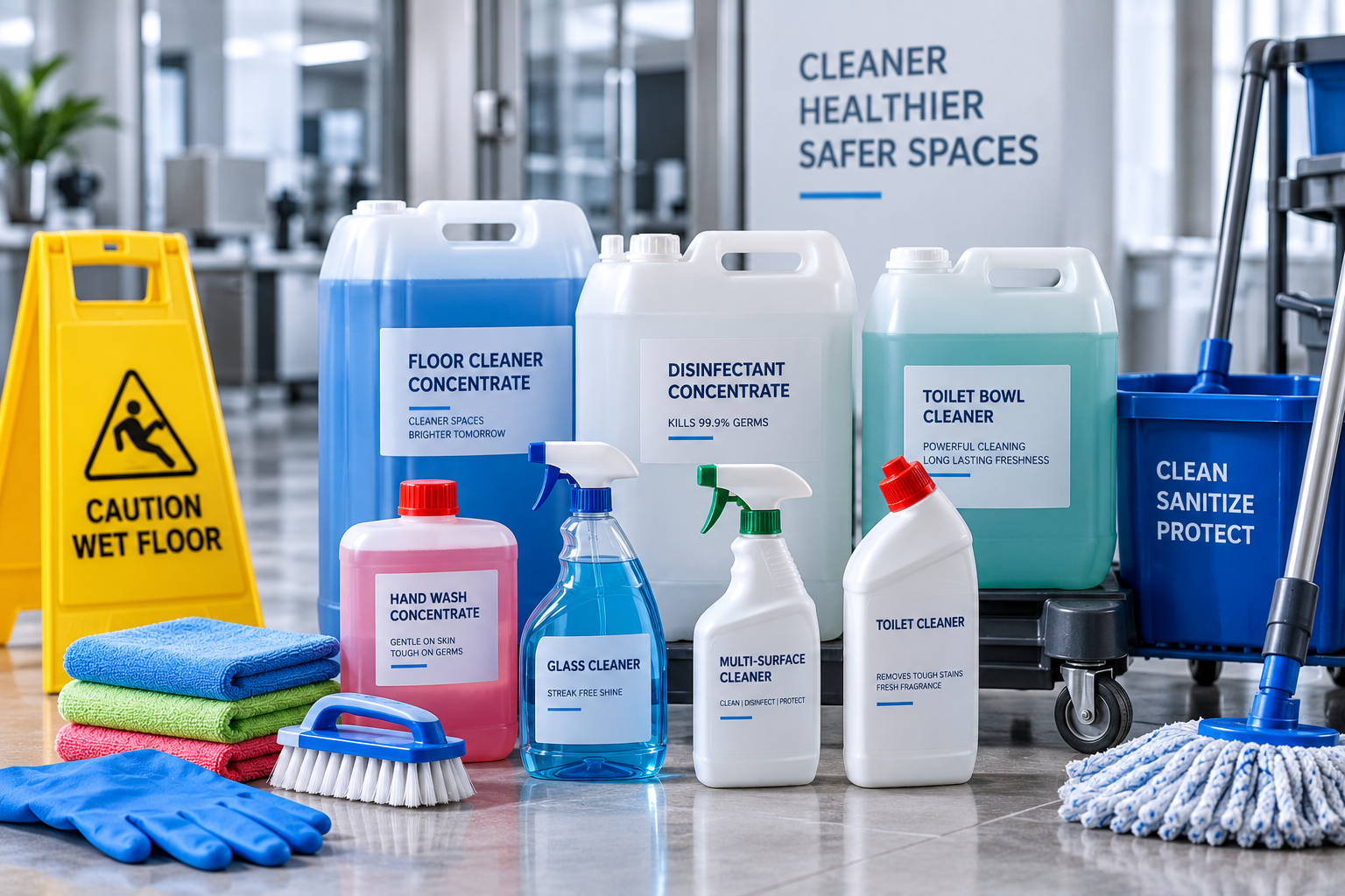 Cleaning and Sanitation Chemicals and Concentrates