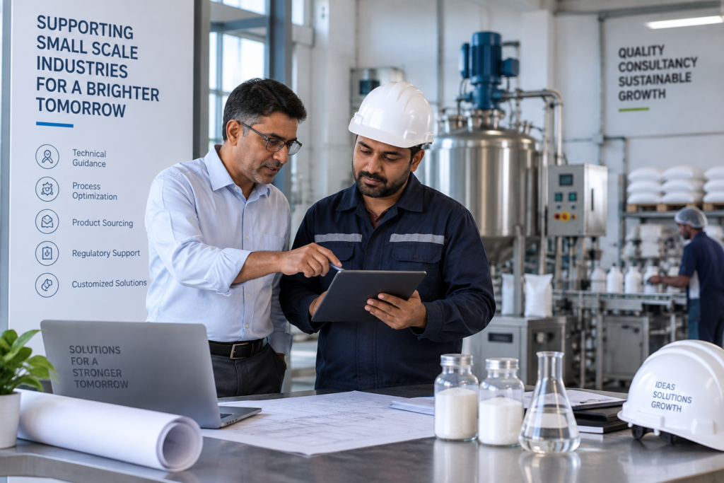 Consultancy for Small Scale Industries and Allied Solutions